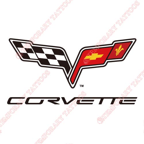 Corvette Customize Temporary Tattoos Stickers NO.2040